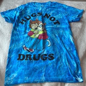 Tie Dye Hugs Not Drugs Shirt